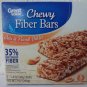 Great Value Chewy Fiber Bars,Oats & Peanut Butter 5 ct-1.4 oz (40 g)