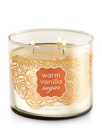 Bath & Body Works Warm Vanilla Sugar Scented Candle 14.5 oz /411 g