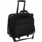 World Richman 8026-03 Rolling 17 Inch Laptop Briefcase - Black