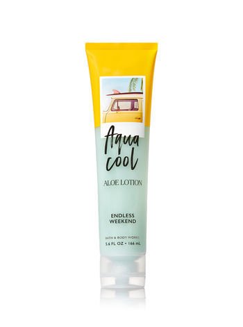 Bath & Body Works Endless Weekend Aqua Cool Aloe Lotion 5.6 Oz / 166 ml