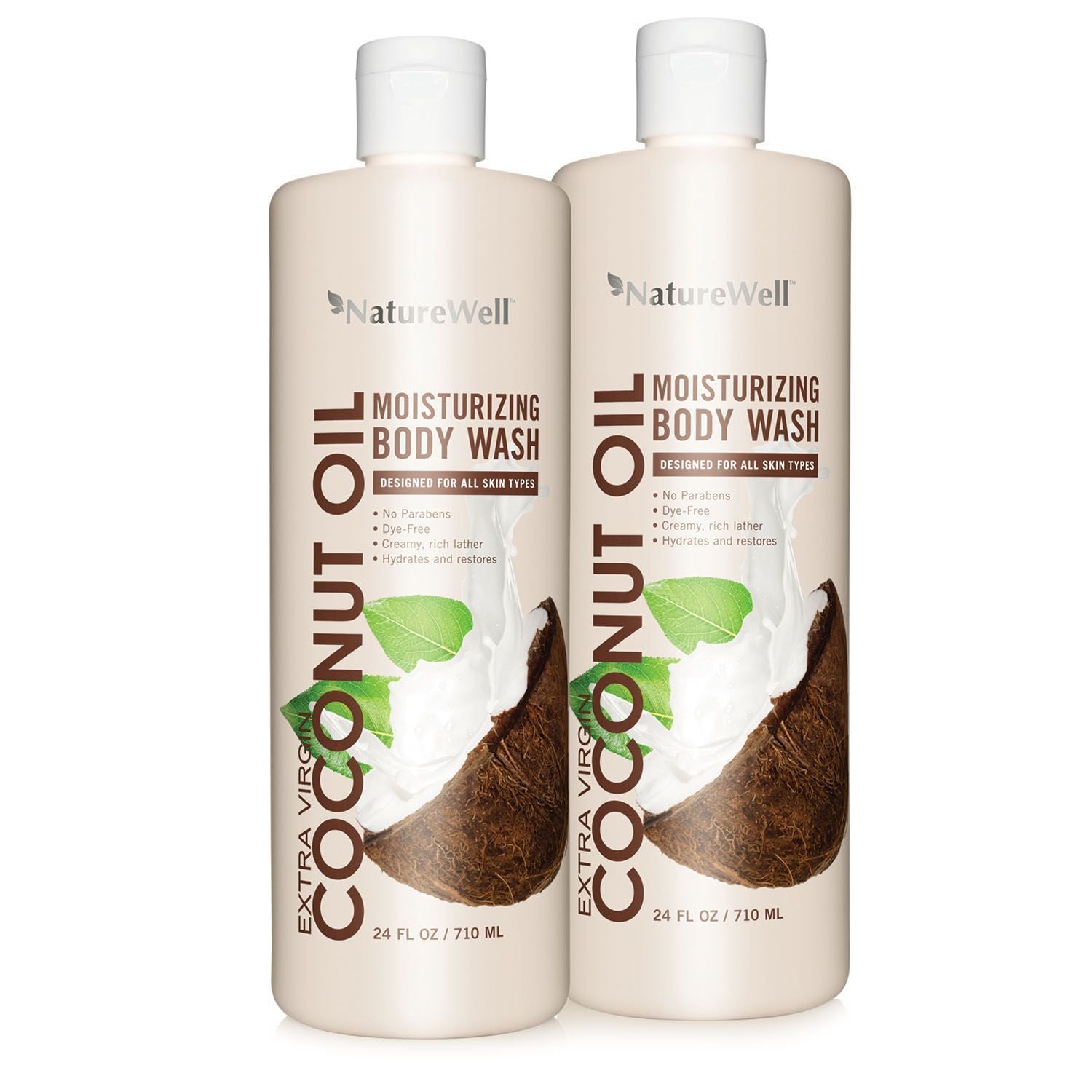 Nature Well Coconut Oil Body Wash 2 Pack 24 fl. oz.