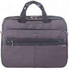 bugatti Harry Executive Briefcase, Nylon/Synthetic Leather, Gray