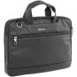bugatti Harold Slim Briefcase, Synthetic Leather, Black