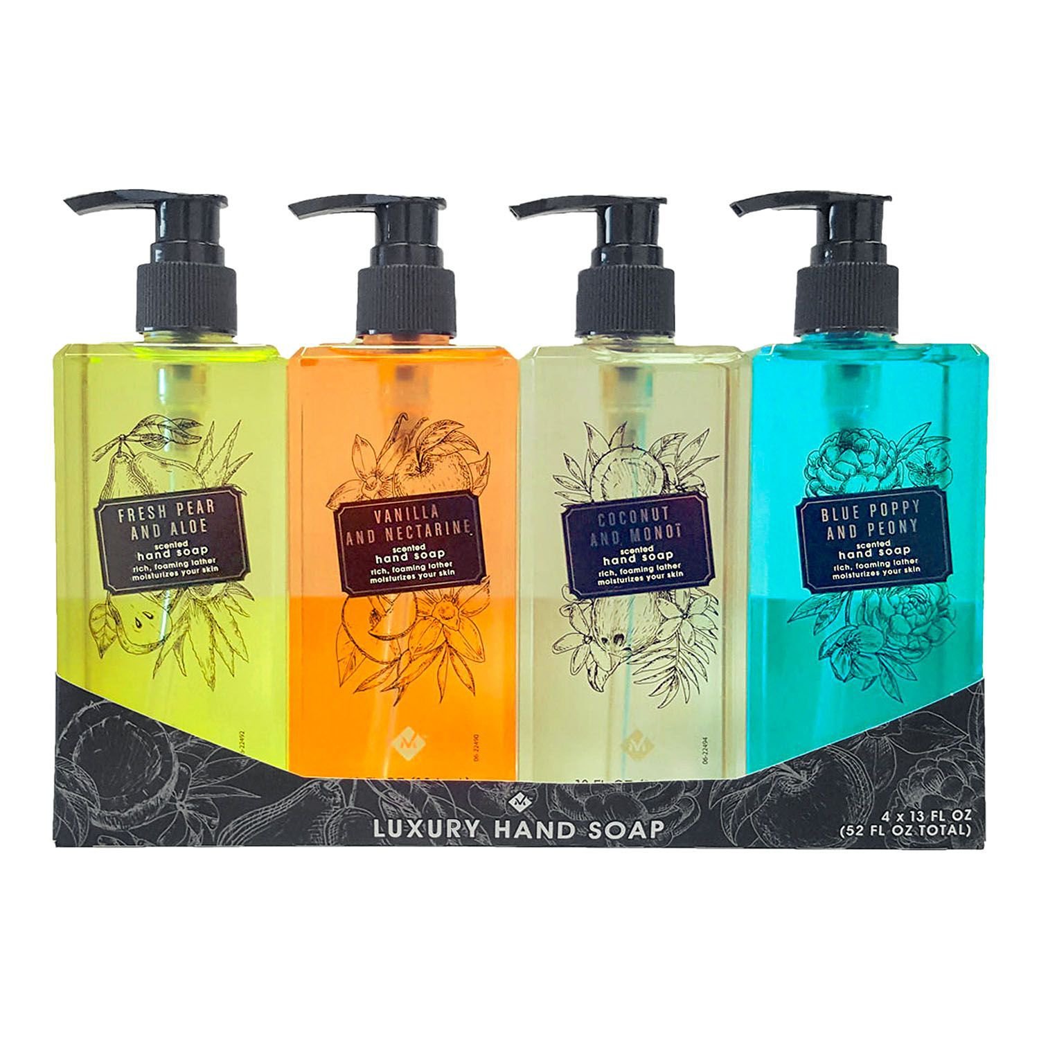 Member's Mark Luxury Hand Soap, Variety Pack 13 fl. oz., 4 pk