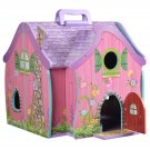 Teamson Kids Hand Carry Fairy Doll House with 7 Accessories