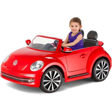 Kid Trax VW Beetle Convertible 12-Volt Battery-Powered Ride-On