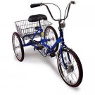 20" Trifecta Adult 3-Speed Folding Tricycle