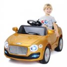Costway 6V Kids Ride On Car Electric Battery Power RC Remote Control & Doors w/ MP3 Red/White/Golden