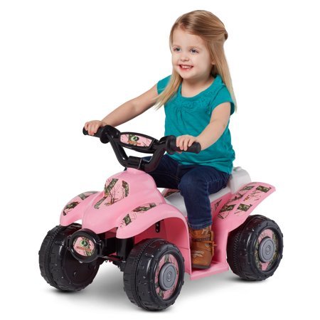 Kid Trax 6v Mossy Oak Quad Pink