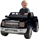 Rollplay Chevy Silverado 6 Volt Battery-Powered Children's Ride-On Toy, Black