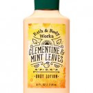 Bath & Body Works Clementine & Mint Leaves Super Smooth Body Lotion 8 oz / 236 ml