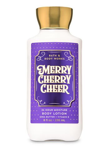 Bath & Body Works Merry Cherry Cheer Super Smooth Body Lotion 8 fl oz / 236 ml