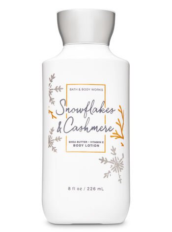Bath & Body Works Snowflakes & Cashmere Super Smooth Body Lotion 8 fl oz / 236 ml