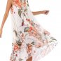 Floral Print Sleeveless Vintage Mid-calf Dress For Women