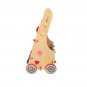 Adjustable Wooden Baby Walker Toddler Toys with Multiple Activity Toys Center
