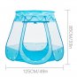 Kid Outdoor Indoor Princess Play Tent Playhouse Ball Tent Blue