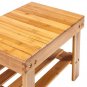 Children Bench Stool Bamboo Wood/ Brown Color