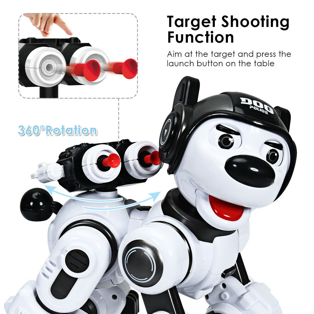 Wireless Programmable Interactive Remote Control Robotic Dog