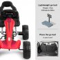 Kids Powered 4 Wheel Adjustable Seat Pedal Go Kart-Red