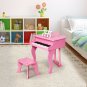 Classic 30 Key Baby Grand Wooden Piano with Bench