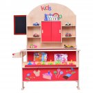 Red Wooden Toy Shop Pretend Play Set