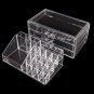 Home Use Space-saving Rectangular Compartments & 3-Layer Drawers Integrated Plastic Makeup Case Tran