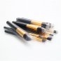 10pcs High-quality Professional Cosmetic Makeup Brushes Set Black & Golden