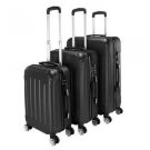 3-in-1 Portable ABS Trolley Case 20" / 24" / 28" (Black)