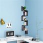 Wood Corner 5 tiers Wall Shelf Zig Zag Wooden