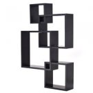 Intersecting Squares Floating Shelf Wall Mounted