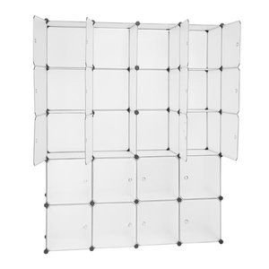 20 Storage Cube Organizer Plastic Cubby Shelving