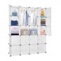 20 Storage Cube Organizer Plastic Cubby Shelving