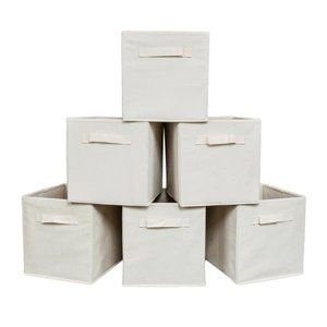 6pcs High Quality Non-woven Fabrics Storage Boxes