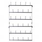 Wall Mounted Home Storage Mug Hooks with 6-Tier