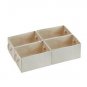 4 Pack Storage Baskets Fabric Cube Storage Bins
