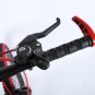New black python-shaped mountain bike 26 inch single wheel double disc brake road bike