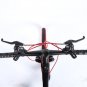 New black python-shaped mountain bike 26 inch single wheel double disc brake road bike