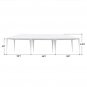 3 x 9m Eight Sides Two Doors Waterproof Tent with Spiral Tubes