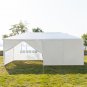 3 x 6m Six Sides Two Doors Waterproof Tent with Spiral Tubes White