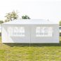 3 x 6m Six Sides Two Doors Waterproof Tent with Spiral Tubes White
