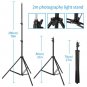 Kshioe 135W Photo Studio Photography 3 SoftBox LED Light Stand Continuous Lighting Kit Diffuse