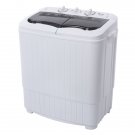 ZOKOP XPB35-ZK35 14.3(7.7 6.6)lbs Semi-automatic Gray Cover Washing Machine