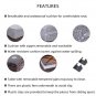 1pc Patio PE Wicker Rattan Armless Sofa