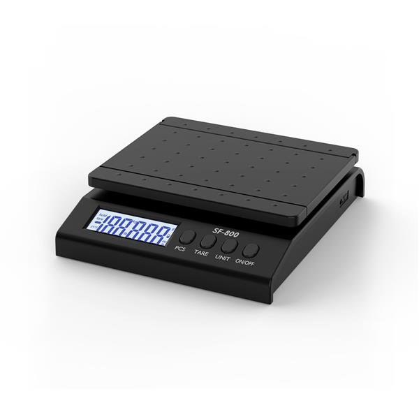 30KG/1G High Precision LCD Digital Postal Shipping Scale with Adapter Black