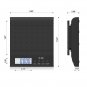 30KG/1G High Precision LCD Digital Postal Shipping Scale with Adapter Black