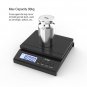 30KG/1G High Precision LCD Digital Postal Shipping Scale with Adapter Black