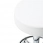 Round Stool Ha Ha Feet Rotation Bar Stool White