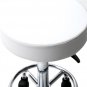Round Stool Ha Ha Feet Rotation Bar Stool White