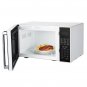 ZOKOP 23PX88-L / Black White 23L / 0.9cuft Conventional Microwave Oven With Display / Silver Handle