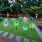 10pcs 5W High Brightness Solar Power LED Lawn Lamps with Lampshades Seven Color